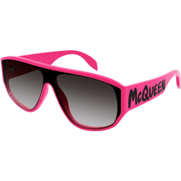 Occhiali da sole  Alexander mcqueen Am0386s cod. colore 004 Uomo Maschera Fucsia