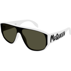 Occhiali da sole  Alexander mcqueen Am0386s cod. colore 003 Uomo Maschera Bianco