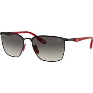 Occhiali da sole  Ray - ban Rb3673m scuderia ferrari collection cod. colore f04111 Unisex Squadrata Nero