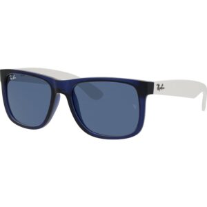 Occhiali da sole  Ray - ban Rb4165 justin cod. colore 651180 Uomo Squadrata Blu