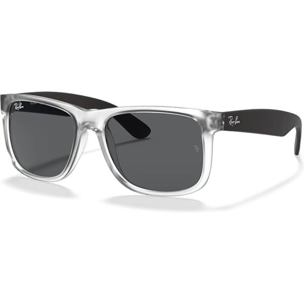 Occhiali da sole  Ray - ban Rb4165 justin cod. colore 651287 Uomo Squadrata Trasparente