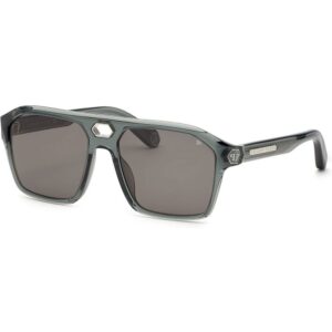 Occhiali da sole  Philipp plein Spp072m plein brave shade cod. colore 09rm Unisex Squadrata Arancione