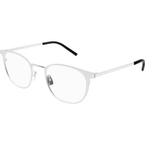 Occhiali vista  Saint laurent Sl 584 cod. colore 003 Unisex Rotonda Argento