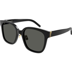 Occhiali da sole  Saint laurent Sl m105/f cod. colore 006 Donna Squadrata Nero