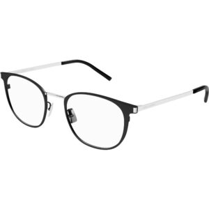 Occhiali vista  Saint laurent Sl 584 cod. colore 002 Unisex Rotonda Nero