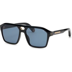 Occhiali da sole  Philipp plein Spp072m plein brave shade cod. colore 0700 Unisex Squadrata Arancione