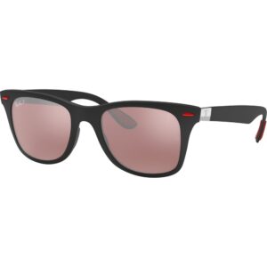 Occhiali da sole  Ray - ban Rb4195m scuderia ferrari collection cod. colore f602h2 Uomo Squadrata Nero