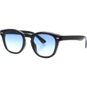 Occhiali da sole  Sun lovers Sls059 cod. colore nero/azzurro sfumato Unisex Panthos Nero