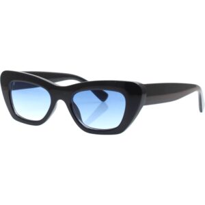 Occhiali da sole  Sun lovers Sls182 cod. colore nero/azzurro sfumato Donna Cat eye Nero