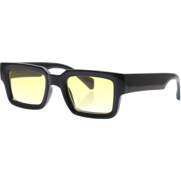 Occhiali da sole  Sun lovers Sls139 cod. colore nero/giallo sfumato Unisex Squadrata Nero