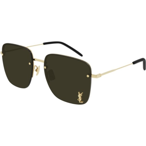 Occhiali da sole  Saint laurent Sl 312 m cod. colore 006 Donna Squadrata Oro