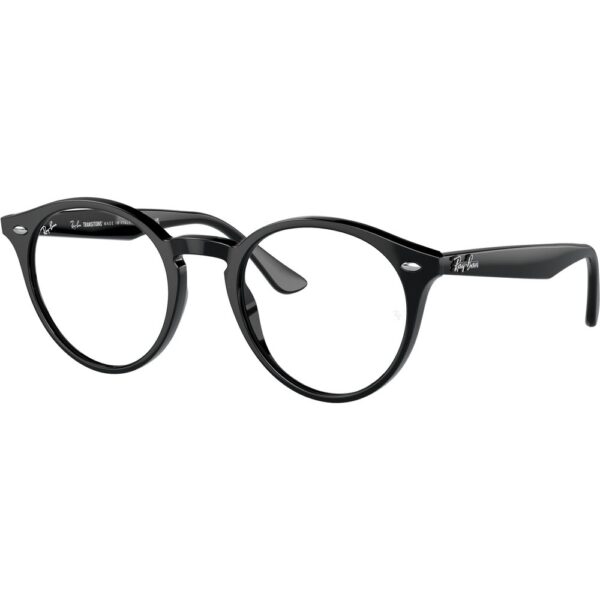 Occhiali da sole  Ray - ban Rb2180  cod. colore 601/mf Unisex Rotonda Nero