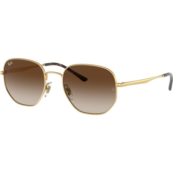 Occhiali da sole  Ray - ban Rb3682  cod. colore 001/13 Unisex Geometrica Oro