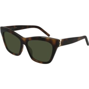 Occhiali da sole  Saint laurent Sl m79 cod. colore 002 Donna Cat eye Havana