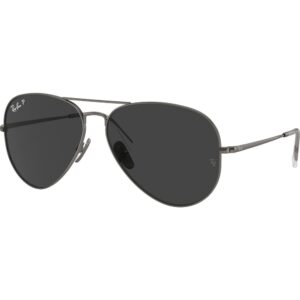 Occhiali da sole  Ray - ban Rb8089 aviator titanium cod. colore 165/48 Unisex Pilot Grigio