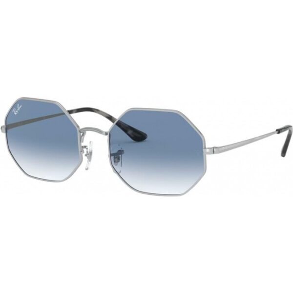 Occhiali da sole  Ray - ban Rb1972 octagon cod. colore 91493f Unisex Squadrata Argento