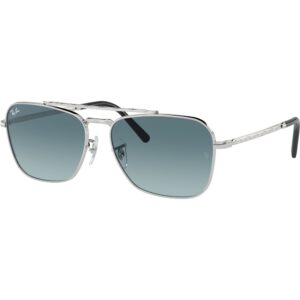 Occhiali da sole  Ray - ban Rb3636 new caravan cod. colore 003/3m Unisex Squadrata Argento