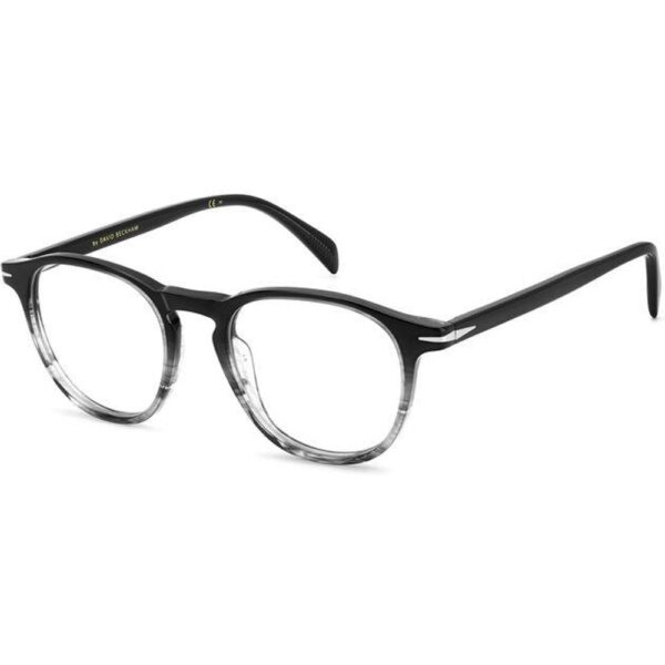 Occhiali vista  David beckham Db 1018 cod. colore 37n Uomo Rotonda Corno nero