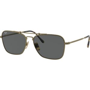 Occhiali da sole  Ray - ban Rb8136 titanium cod. colore 913757 Unisex Squadrata Oro