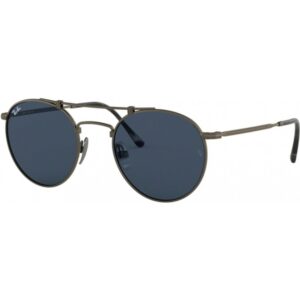 Occhiali da sole  Ray - ban Rb8147 titanium cod. colore 9138t0 Unisex Rotonda Grigio