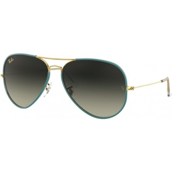 Occhiali da sole  Ray - ban Rb3025jm aviator full color cod. colore 9196bh Unisex Pilot Verde