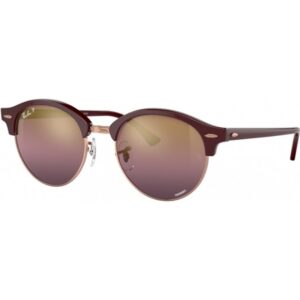 Occhiali da sole  Ray - ban Rb4246 clubround cod. colore 1365g9 Unisex Rotonda Rosso