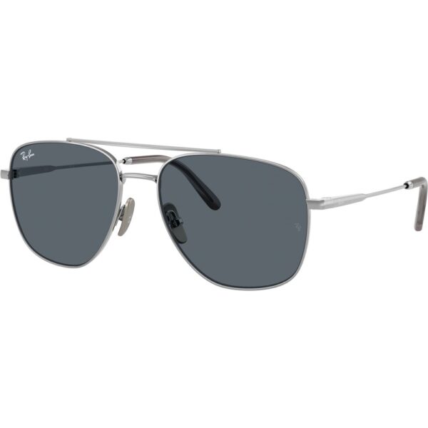 Occhiali da sole  Ray - ban Rb8097 william titanium cod. colore 9209r5 Unisex Squadrata Argento