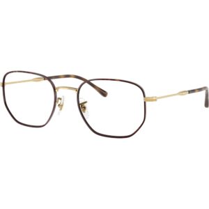 Occhiali vista  Ray - ban Rx6496  cod. colore 3177 Unisex Geometrica Marrone