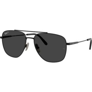 Occhiali da sole  Ray - ban Rb8097 william titanium cod. colore 926748 Unisex Squadrata Nero