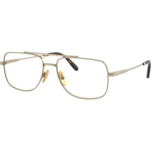 Occhiali vista  Ray - ban Rx8797 william titanium cod. colore 1246 Unisex Squadrata Oro