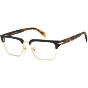 Occhiali vista  David beckham Db 7112 cod. colore xwy Uomo Squadrata Nero/oro