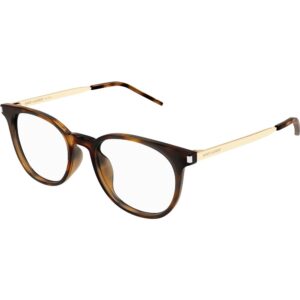 Occhiali vista  Saint laurent Sl 683/f cod. colore 002 Unisex Rotonda Havana