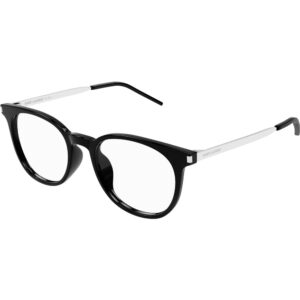 Occhiali vista  Saint laurent Sl 683/f cod. colore 001 Unisex Rotonda Nero