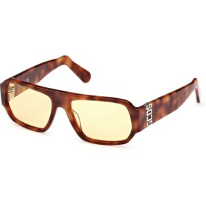 Occhiali da sole  Gcds Gd0034 cod. colore 53e Unisex Geometrica Havana