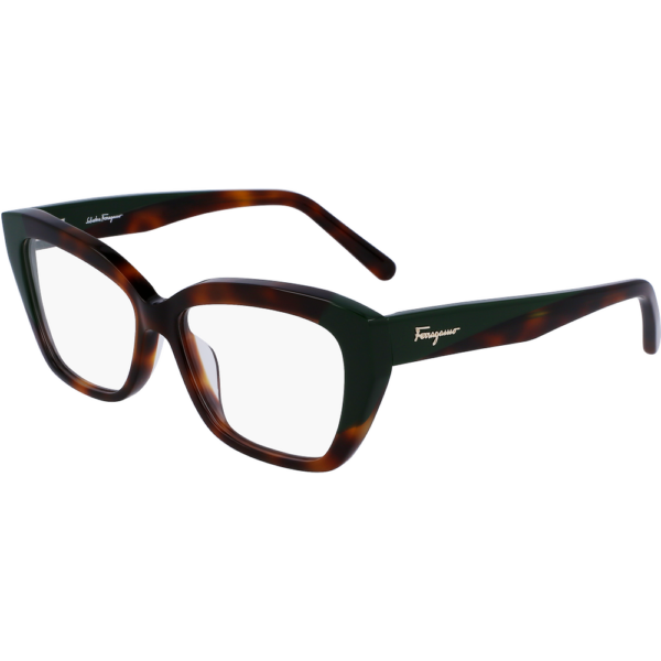 Occhiali vista  Ferragamo Sf2938n cod. colore 220 Donna Squadrata Havana