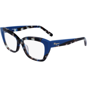 Occhiali vista  Ferragamo Sf2938n cod. colore 414 Donna Squadrata Blu