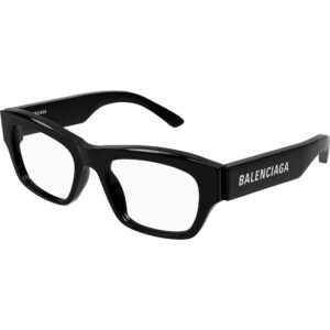 Occhiali vista  Balenciaga Bb0264o cod. colore 001 Unisex Squadrata Nero