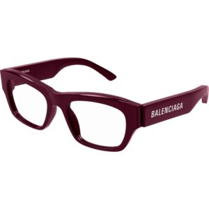 Occhiali vista  Balenciaga Bb0264o cod. colore 004 Unisex Squadrata Bordeaux