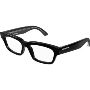 Occhiali vista  Balenciaga Bb0344o cod. colore 001 Unisex Squadrata Nero