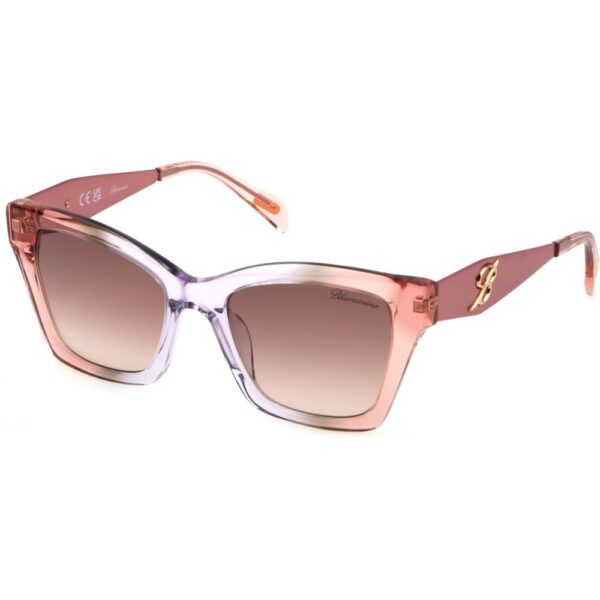 Occhiali da sole  Blumarine Sbm829 cod. colore u61y Donna Cat eye Rosa