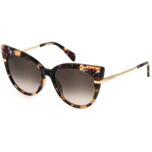 Occhiali da sole  Blumarine Sbm835s cod. colore 0aen Donna Cat eye Havana