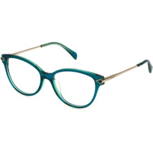 Occhiali vista  Blumarine Vbm841s cod. colore 0u59 Donna Geometrica Blu / verde