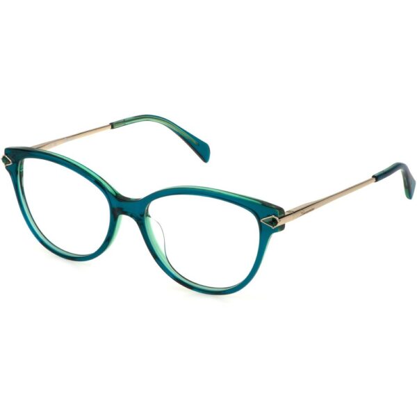 Occhiali vista  Blumarine Vbm841s cod. colore 0u59 Donna Geometrica Blu / verde