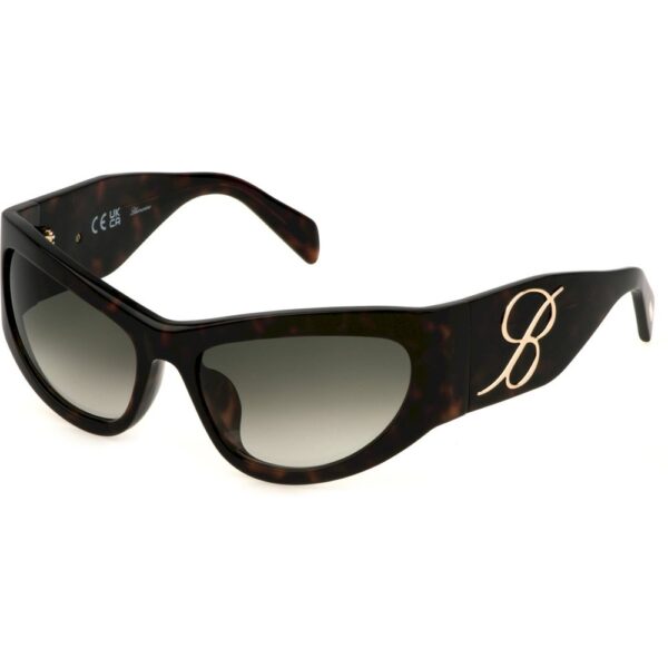 Occhiali da sole  Blumarine Sbm840 cod. colore 0722 Donna Cat eye Havana