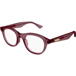 Occhiali vista  Bottega veneta Bv1130o cod. colore 003 Unisex Rotonda Bordeaux