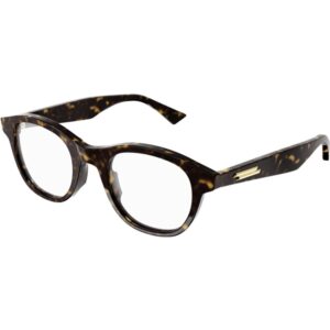 Occhiali vista  Bottega veneta Bv1130o cod. colore 002 Unisex Rotonda Havana