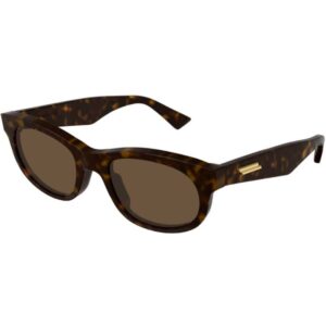 Occhiali da sole  Bottega veneta Bv1145s cod. colore 002 Unisex Rotonda Havana