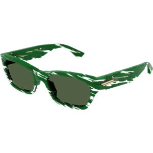 Occhiali da sole  Bottega veneta Bv1143s cod. colore 004 Unisex Cat eye Verde