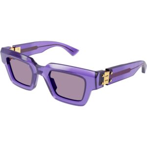 Occhiali da sole  Bottega veneta Bv1230s cod. colore 003 Unisex Squadrata Viola