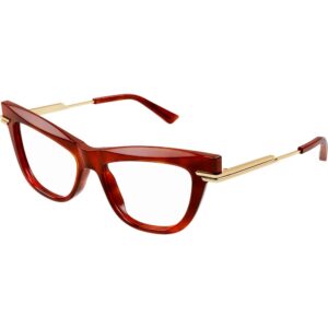 Occhiali vista  Bottega veneta Bv1266o cod. colore 002 Donna Cat eye Havana